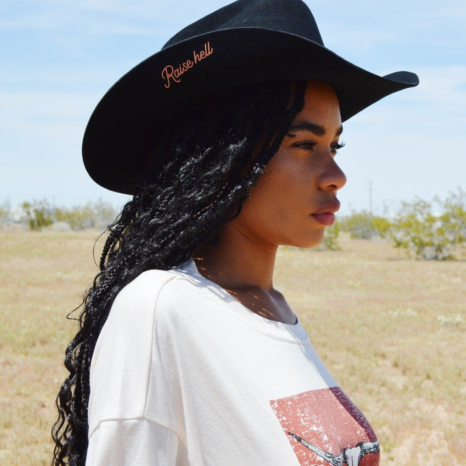 Raise Hell Cowboy Hat