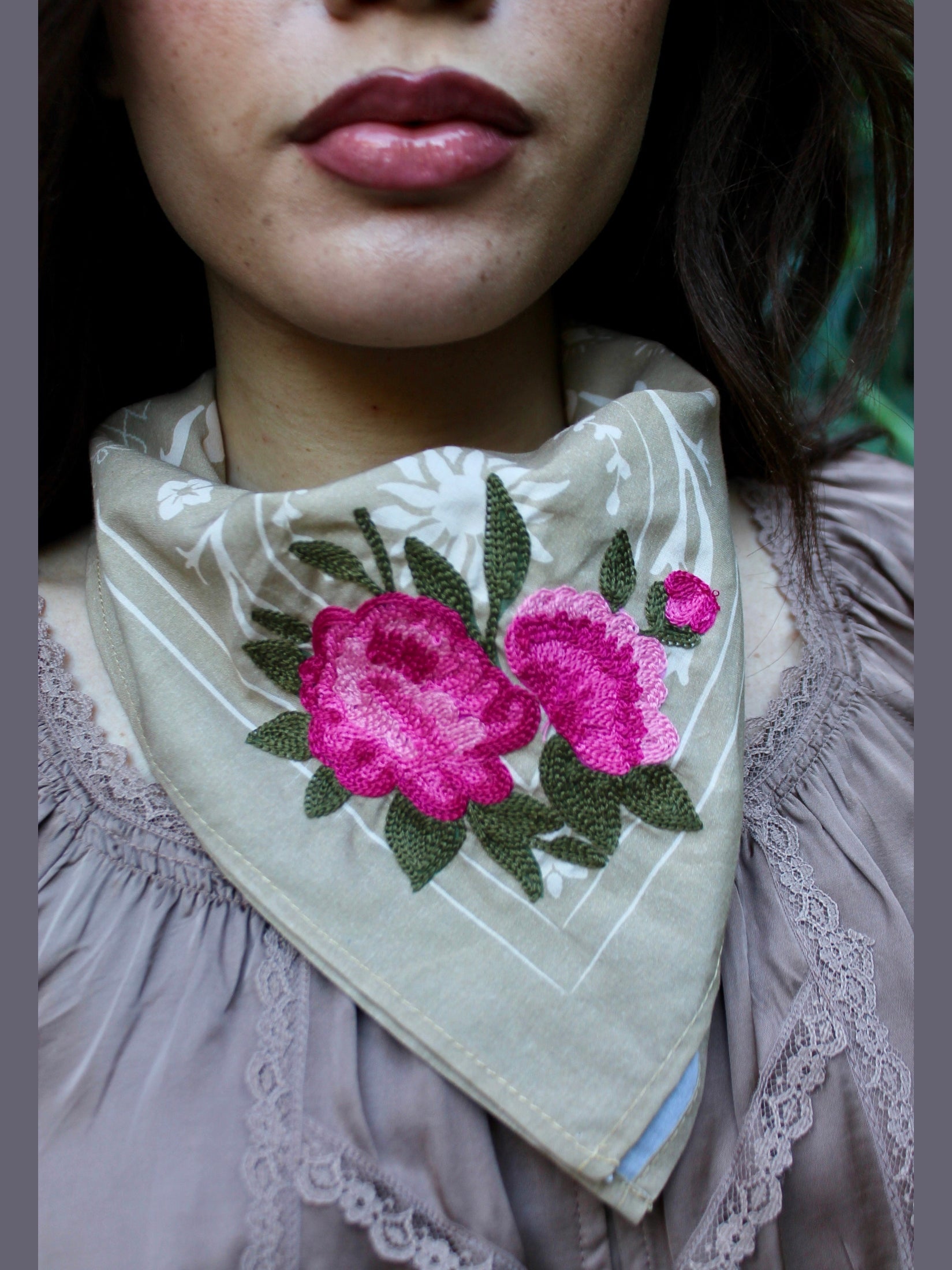 The Peony Bandana