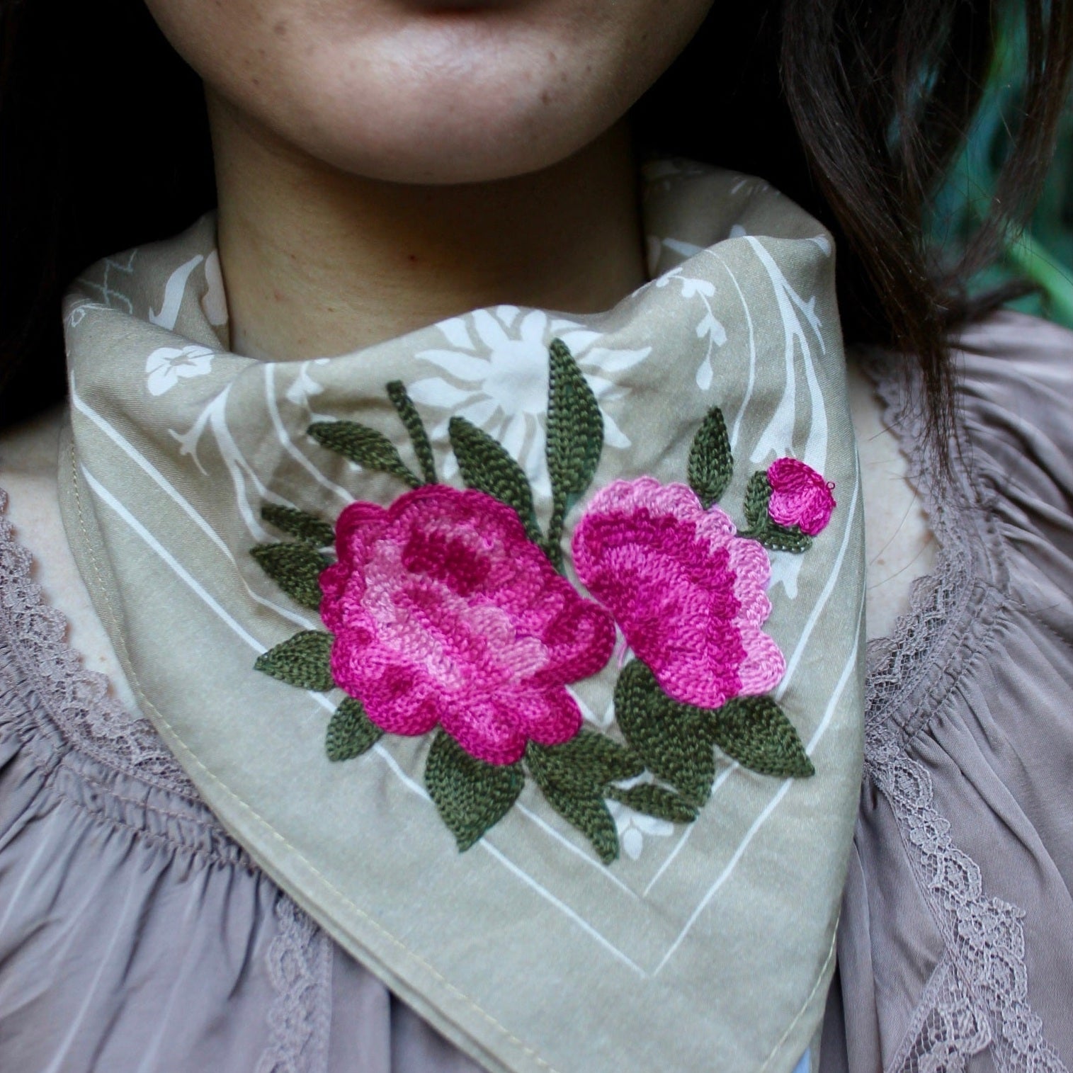 The Peony Bandana
